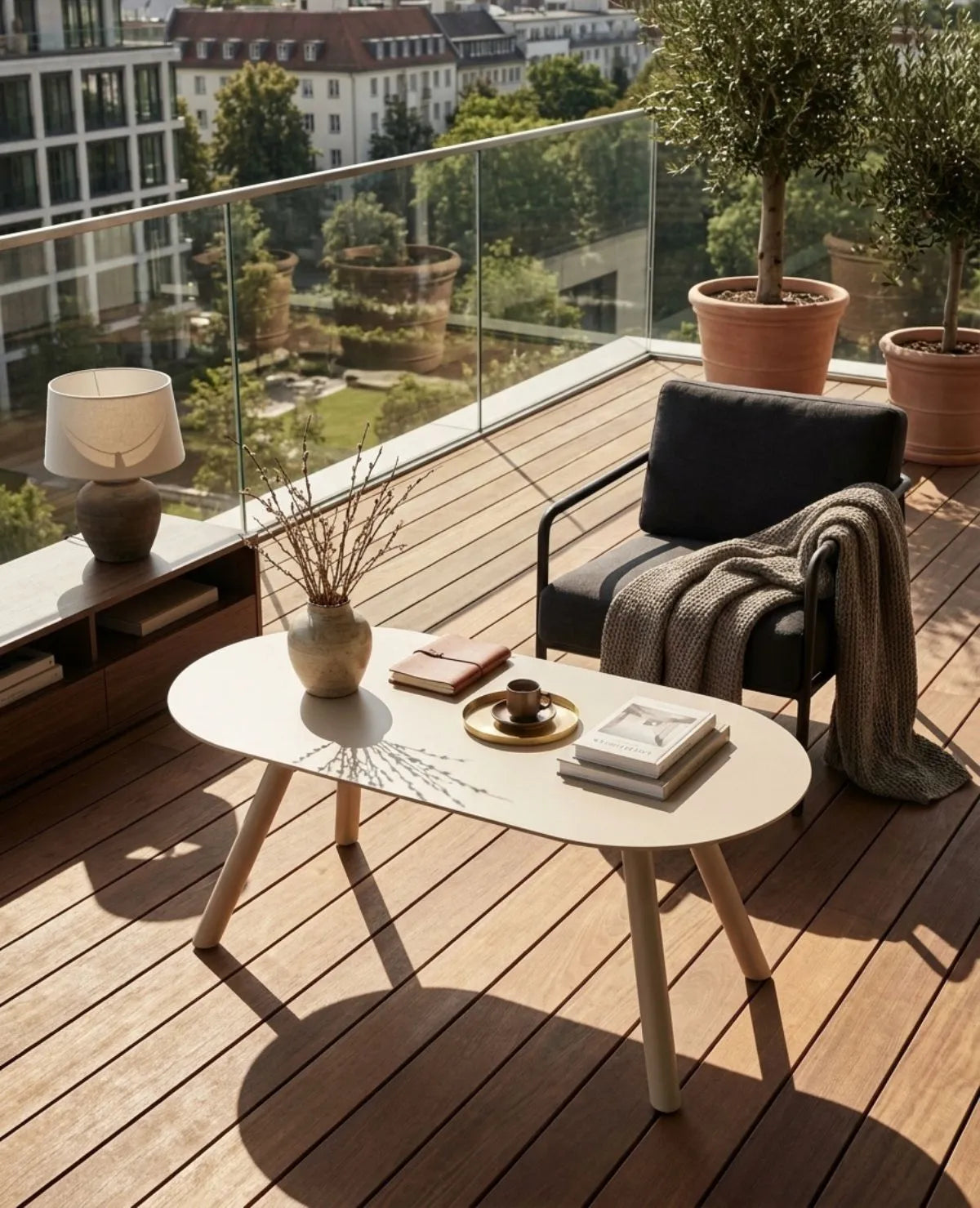 OLIVIO Couchtisch aus Aluminium