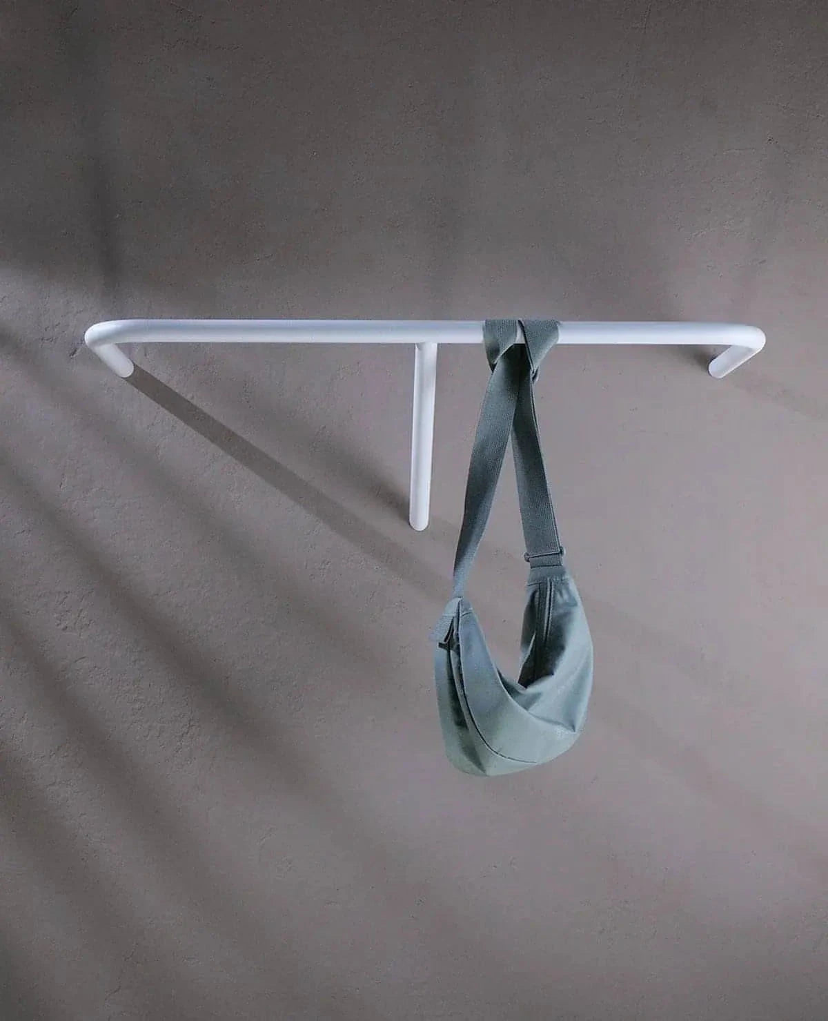 Garderobe Rail Siqual-Design Weiß Vorne