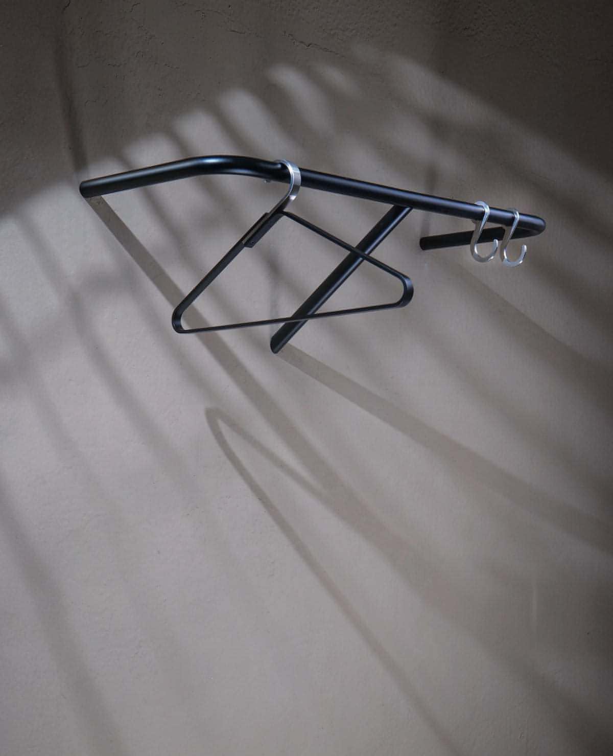 Garderobe Rail Siqual-Design Schwarz