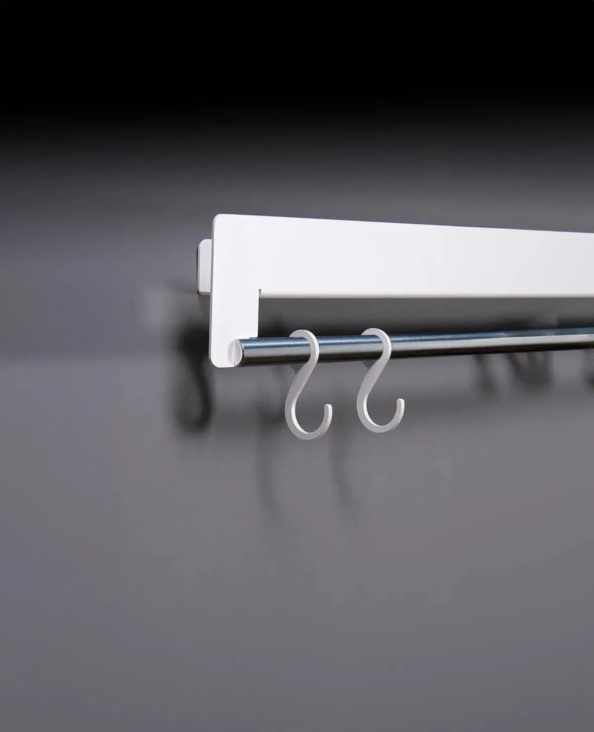Haken Hanger Siqual-Design mit zwei Weiße haken