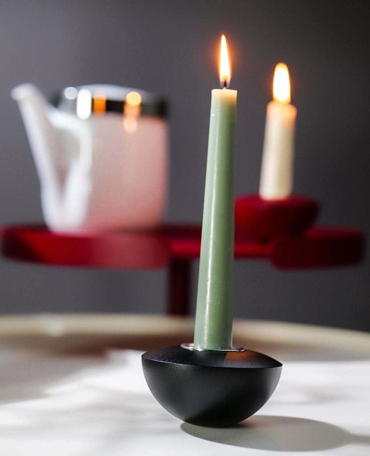 Kerzenständer Rocky Siqual-Design Schwarz