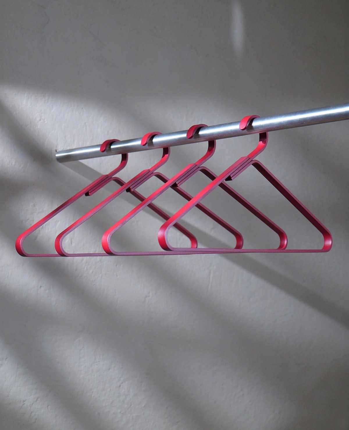 Kleiderbügel Unique Siqual-Design Rot