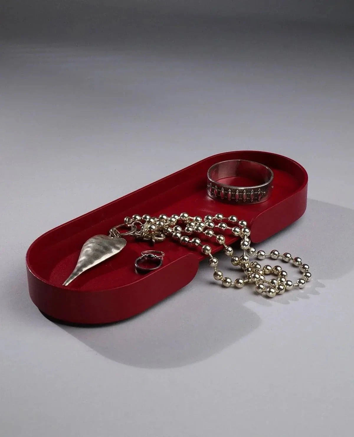 Tablett Mortimer Siqual-Design Rot Schmuck