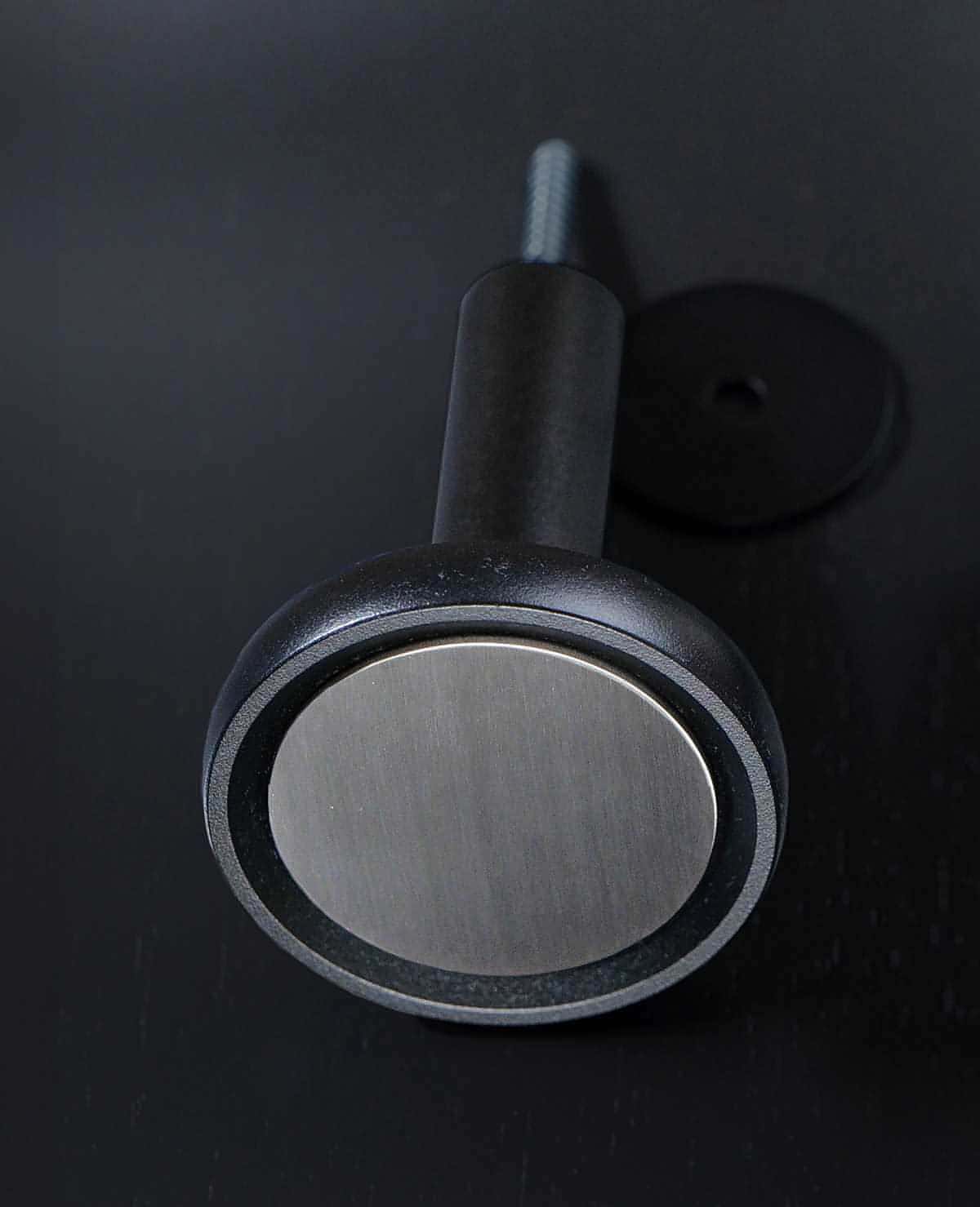 Wandhaken Silvereye Siqual-Design Schwarz Detail