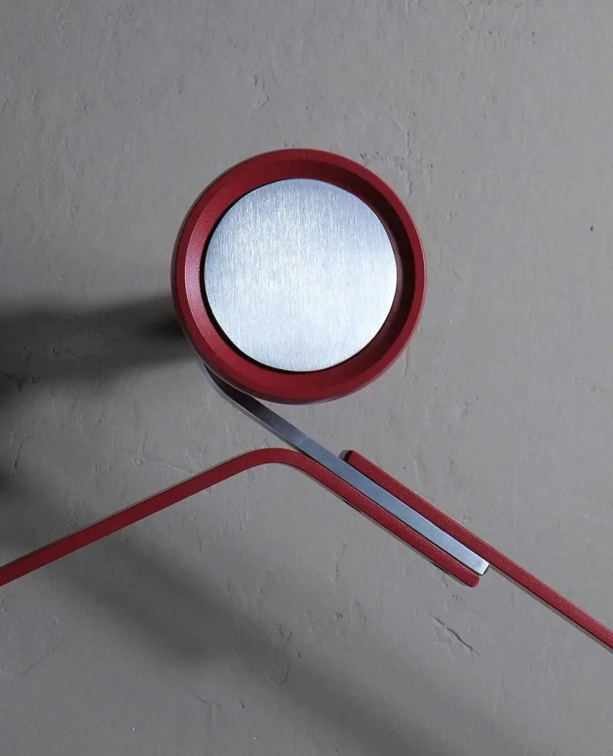 Wandhaken Silvereye Siqual-Design Rot mit kleiderbügel