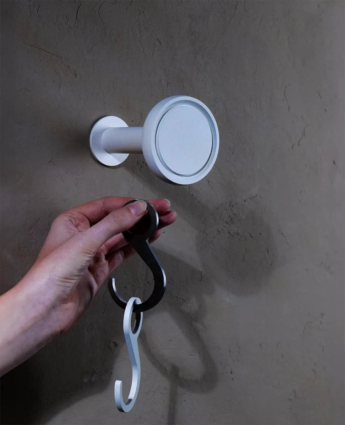 Wandhaken Siqual-Design Weiß mit zwei Haken