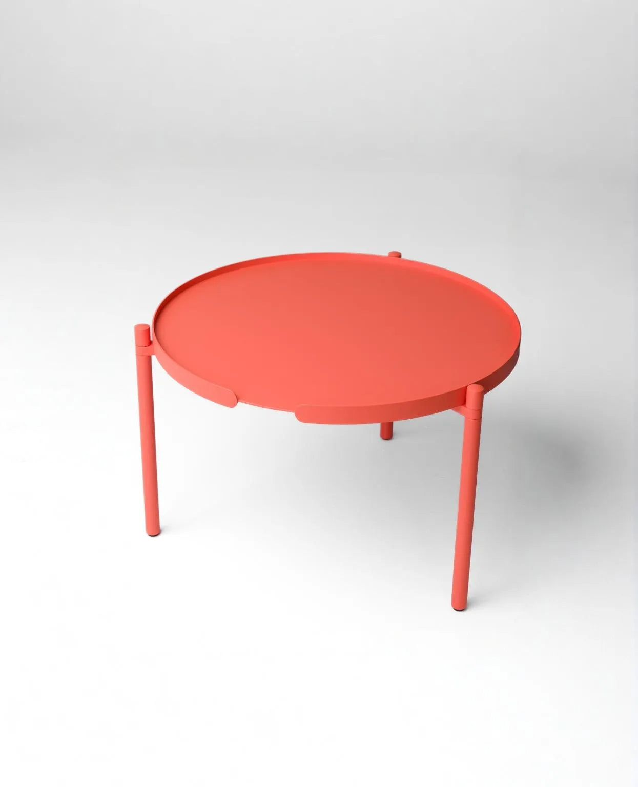 ORBIS –Wetterfester runder Metall-Couchtisch/Beistelltisch mit verstellbaren Beinen