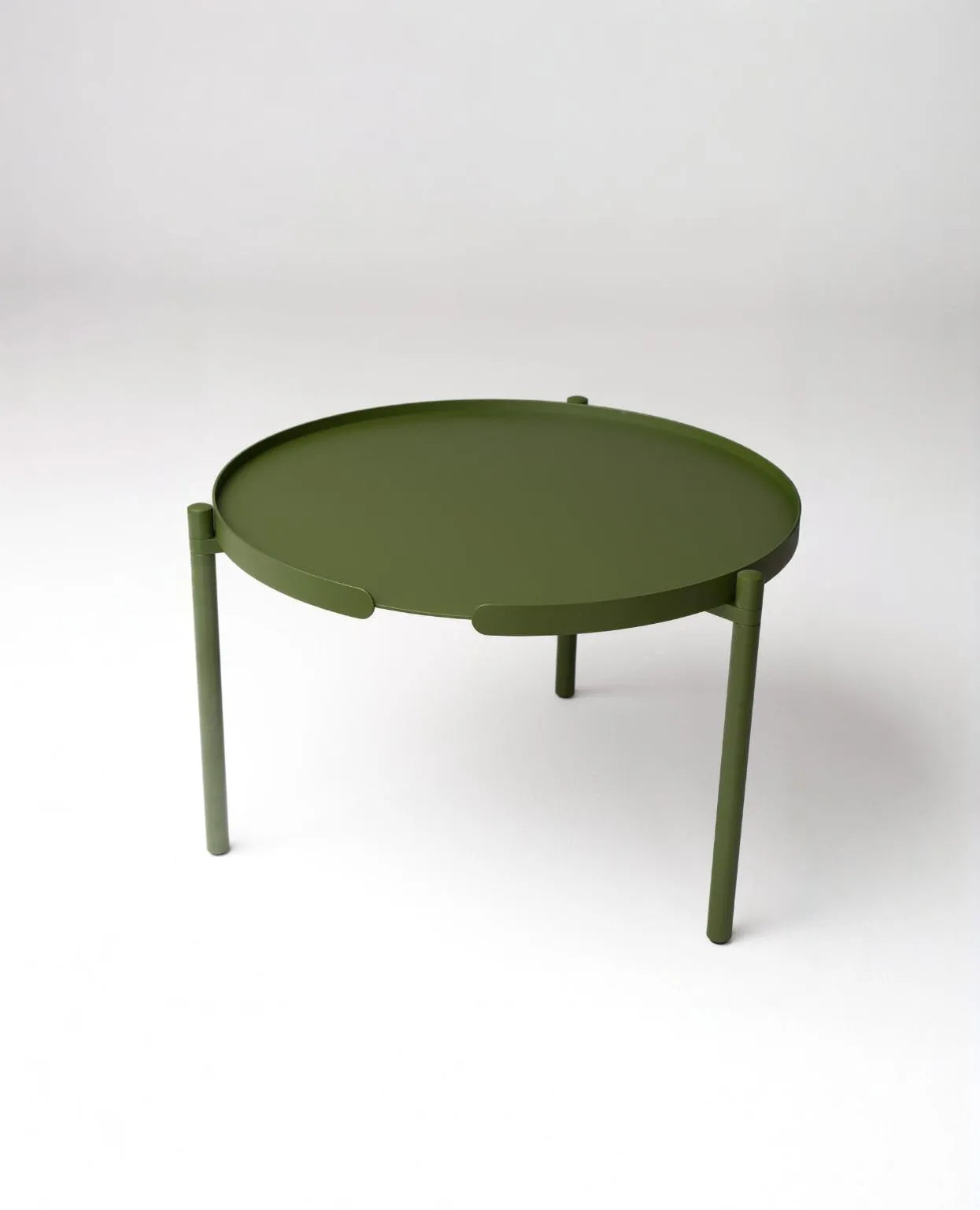 ORBIS –Wetterfester runder Metall-Couchtisch/Beistelltisch mit verstellbaren Beinen