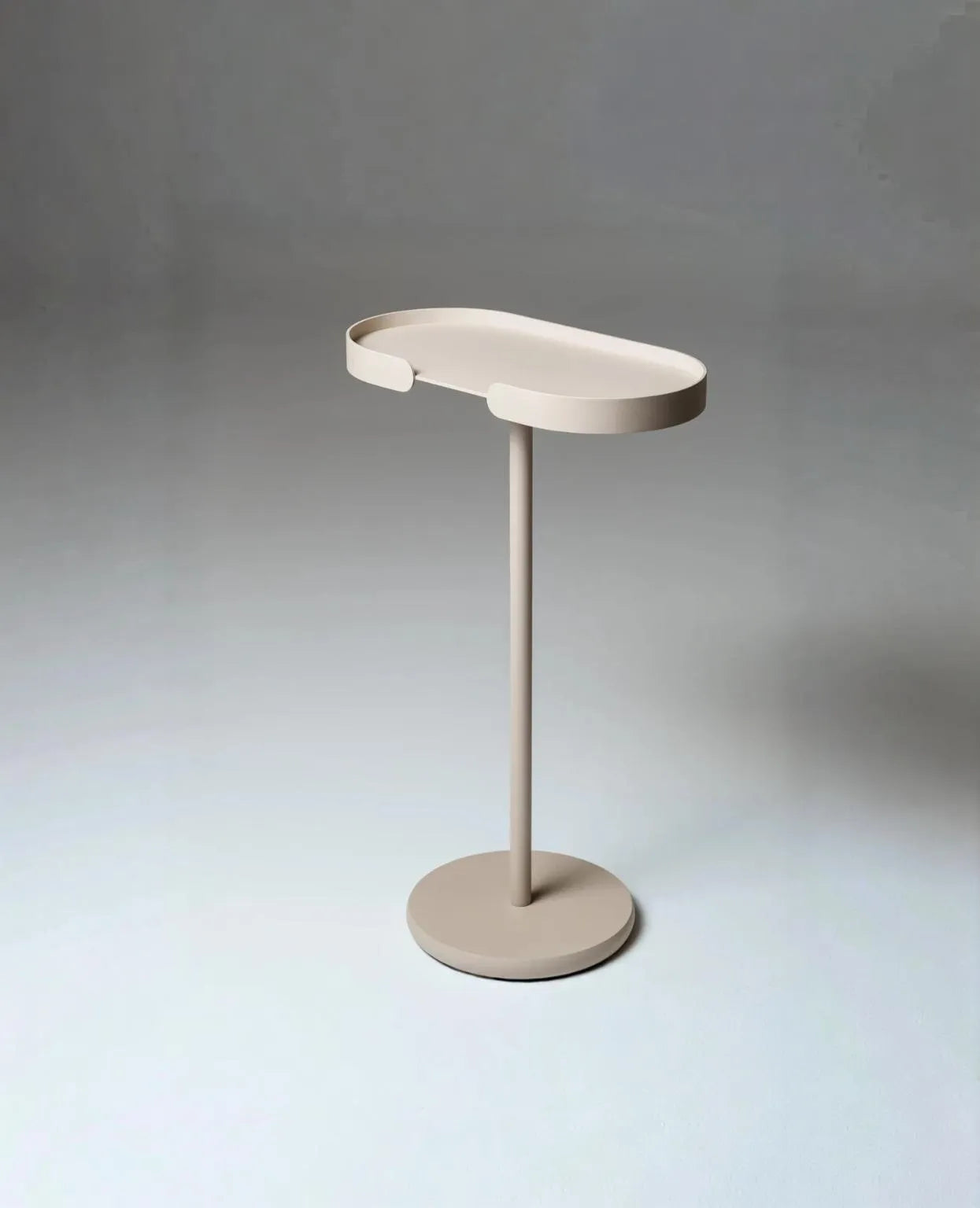 Beistelltisch STAN aus Metall von Siqual Design in Beige