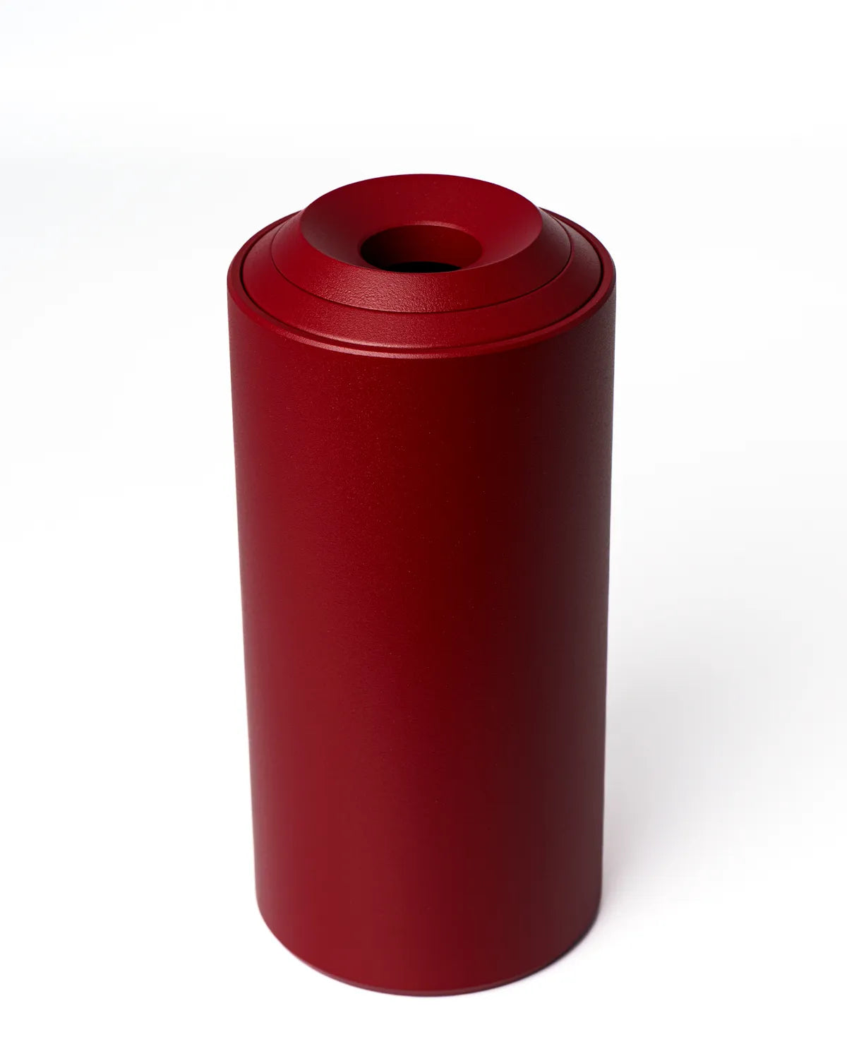 Rote Metallvase Floare – farbiger Akzent für Wohnzimmer oder Büro