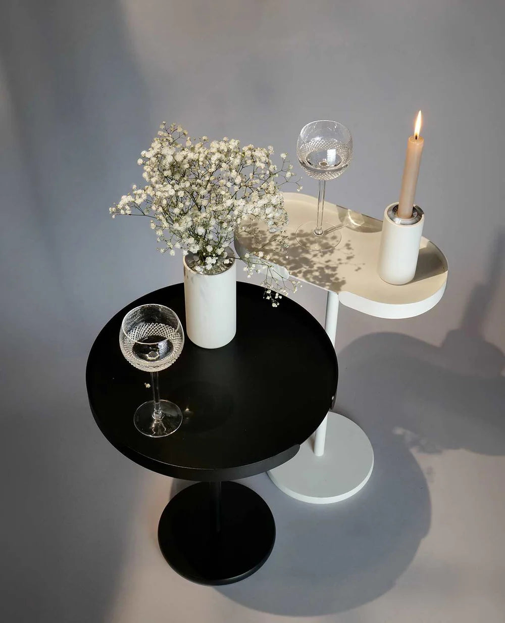 Beistelltische Ollie und Stan in modernem Set - für draußen geeignet