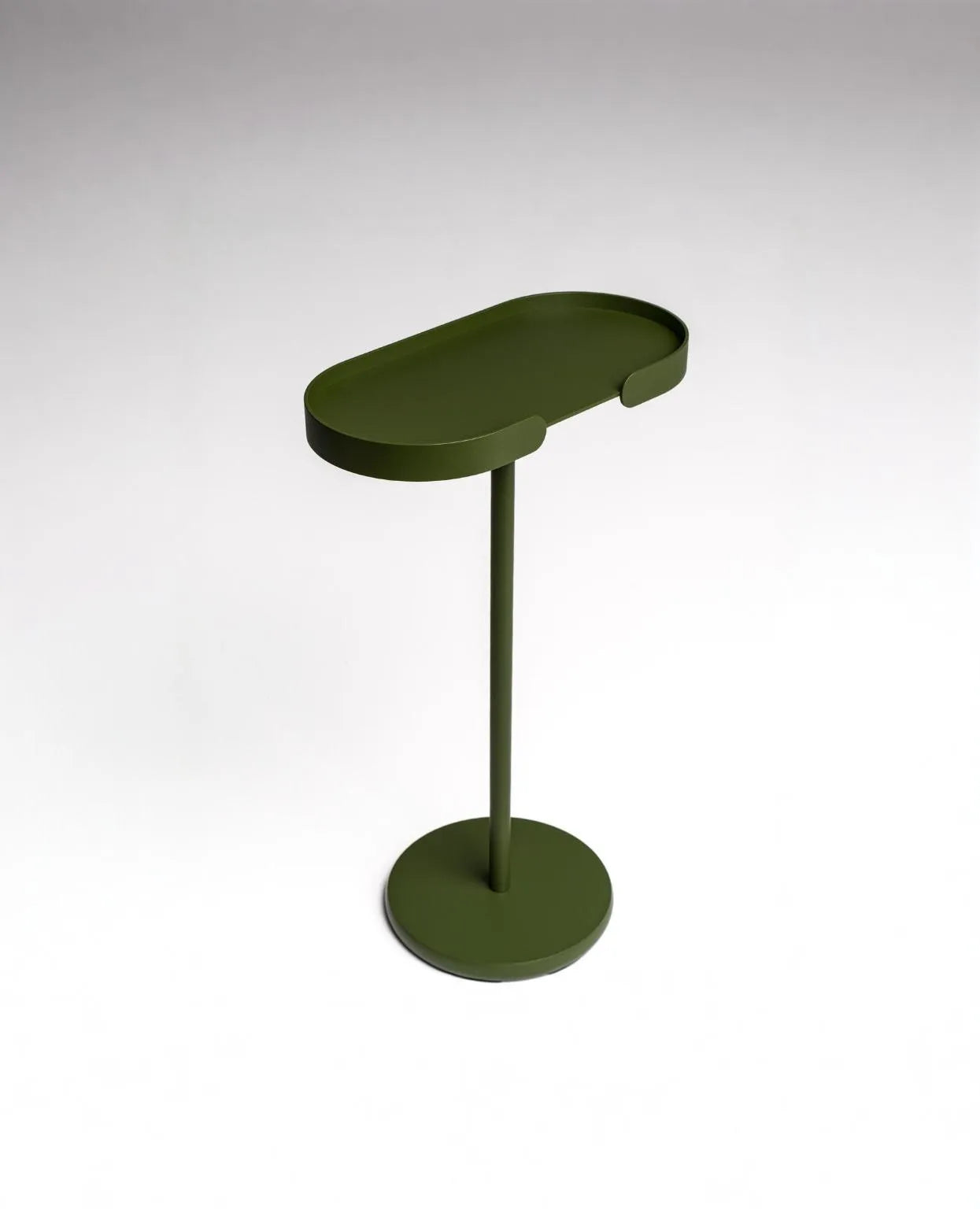 STAN – Kompakter Beistelltisch aus Metall mit festem Tablett für drinnen und draußen