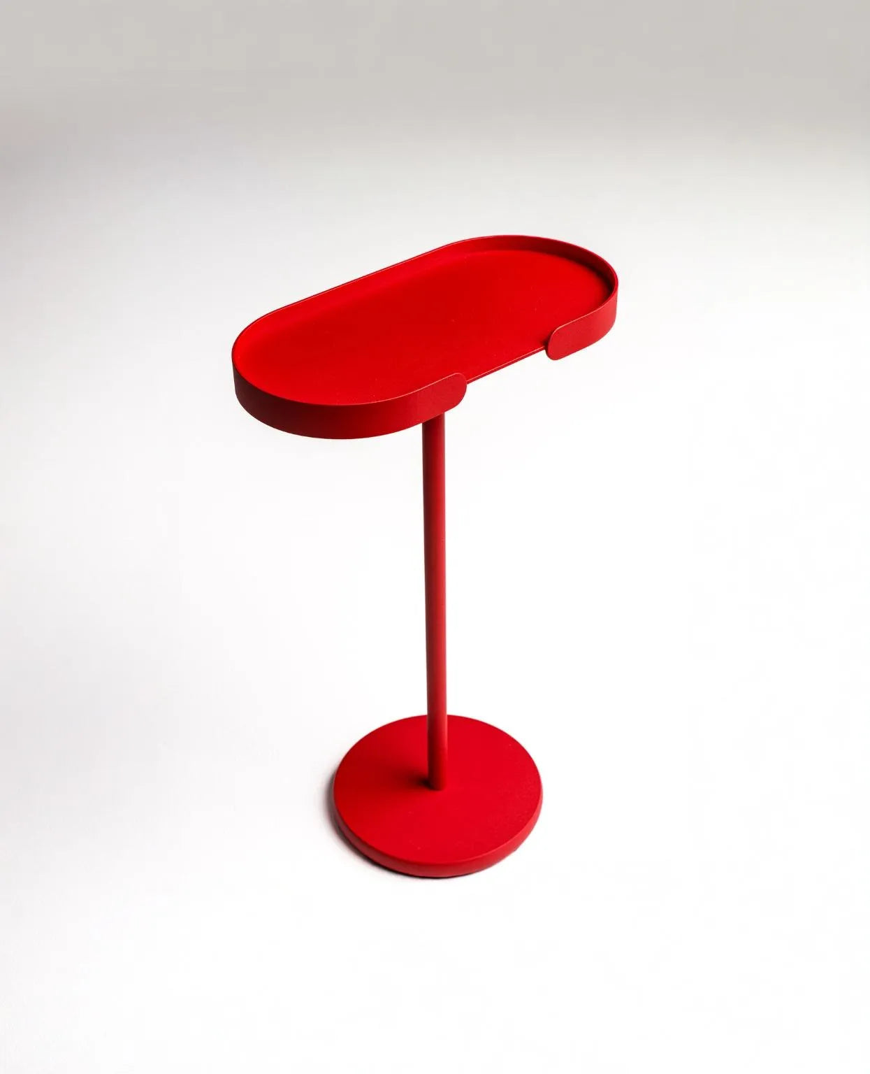 Beistelltisch STAN aus Metall von Siqual Design in Blutorange