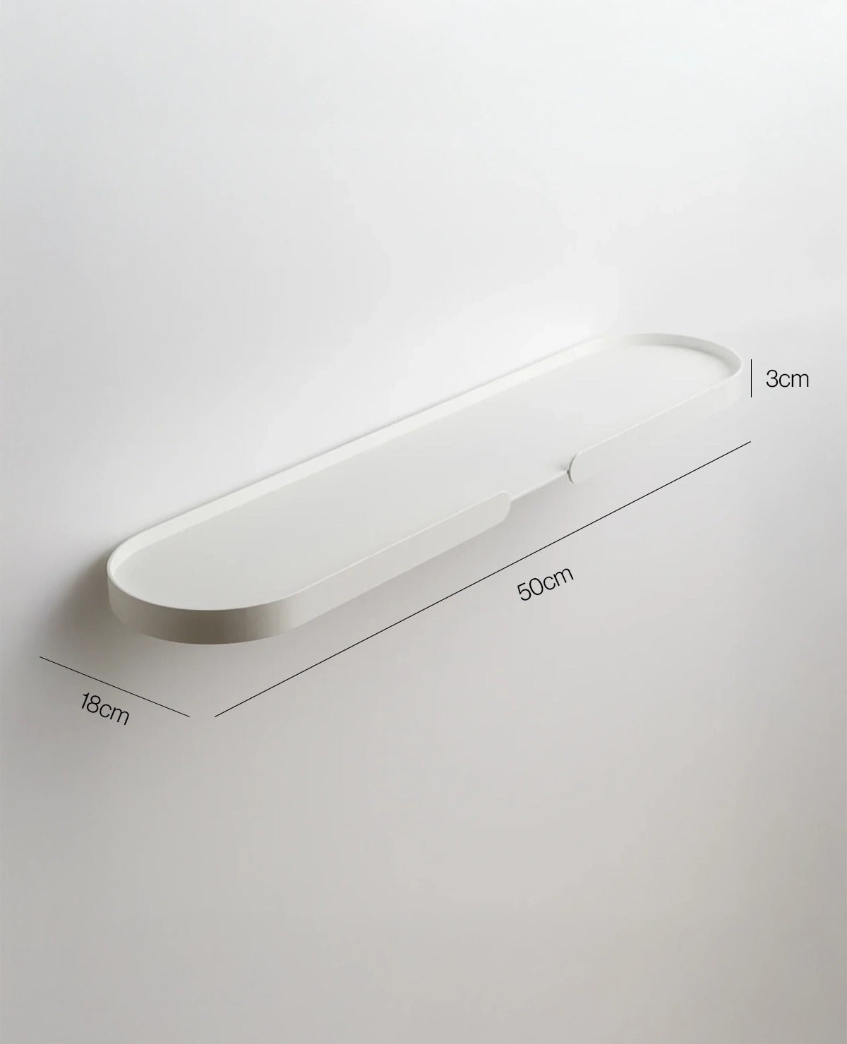 MONDO – Aluminiumtablett mit elegantem Design und Reling für Küche, Wohnzimmer & Terrasse