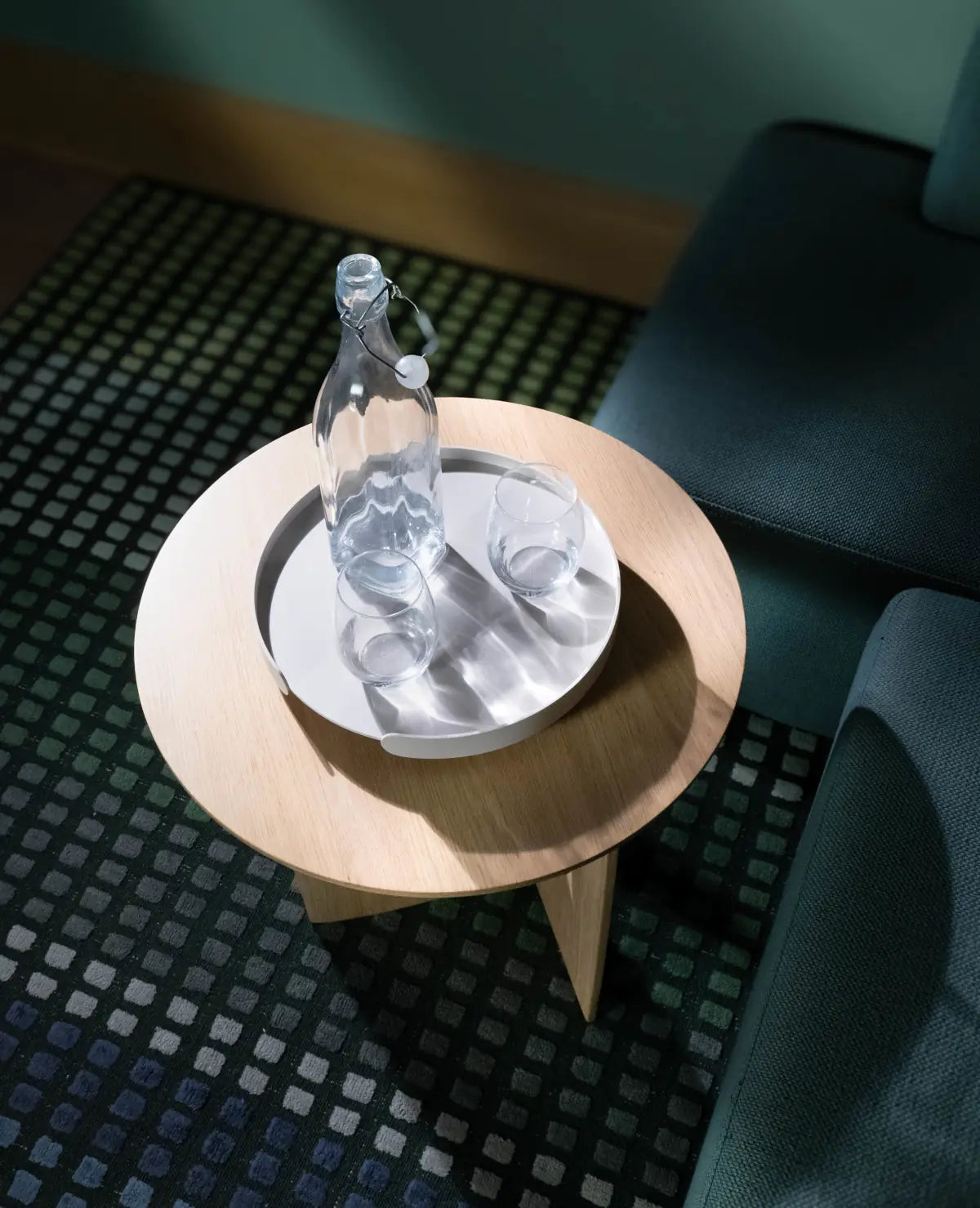 MILO– Kompaktes Serviertablett aus Aluminium, pulverbeschichtet & wetterfest