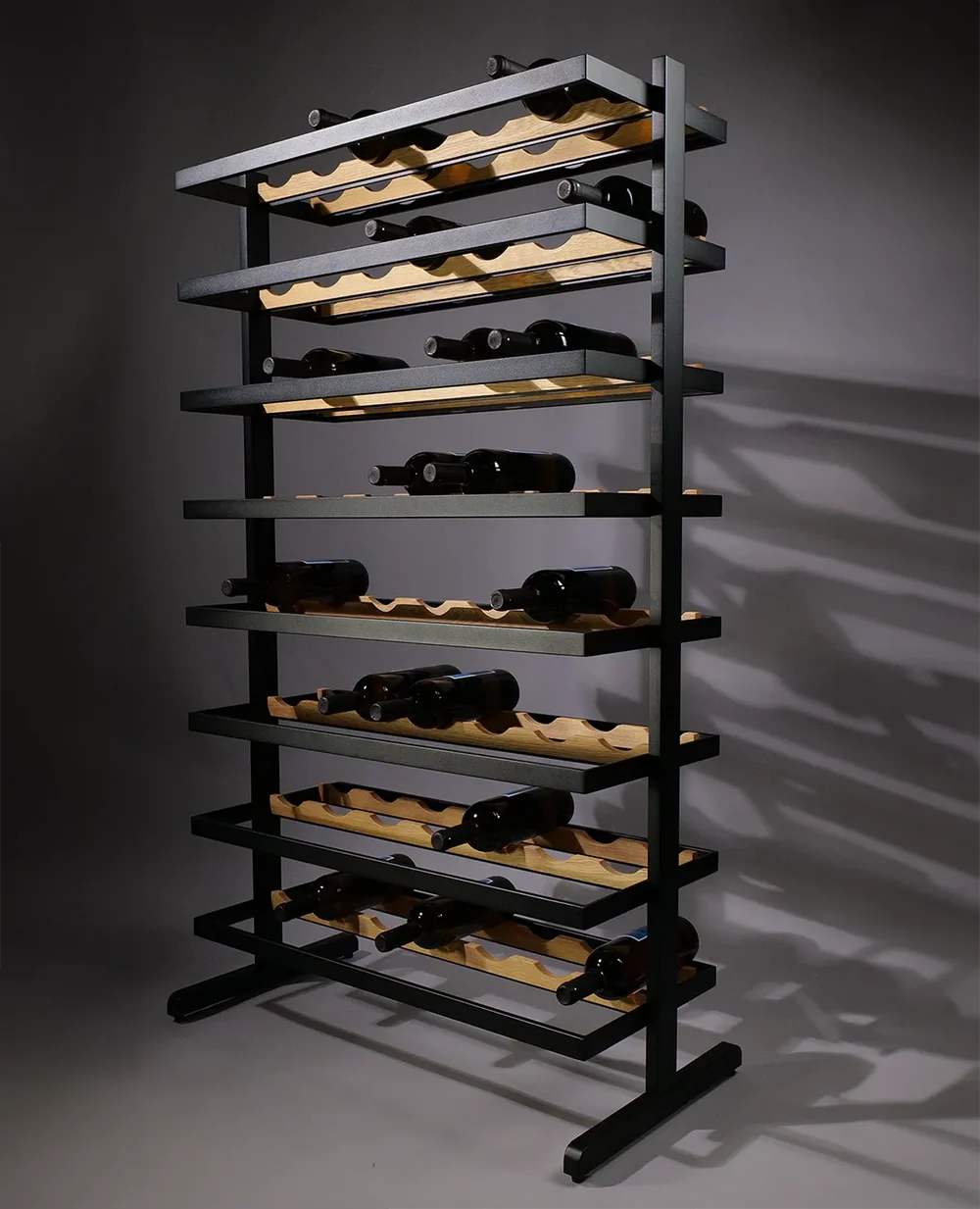 Barrique Flaschenregal von Siqual – dezente Aufbewahrungslösung im Industrial Style