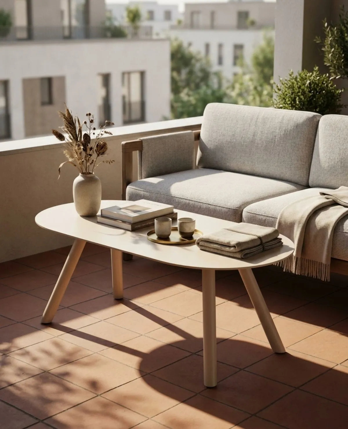 OLIVIO Couchtisch aus Aluminium