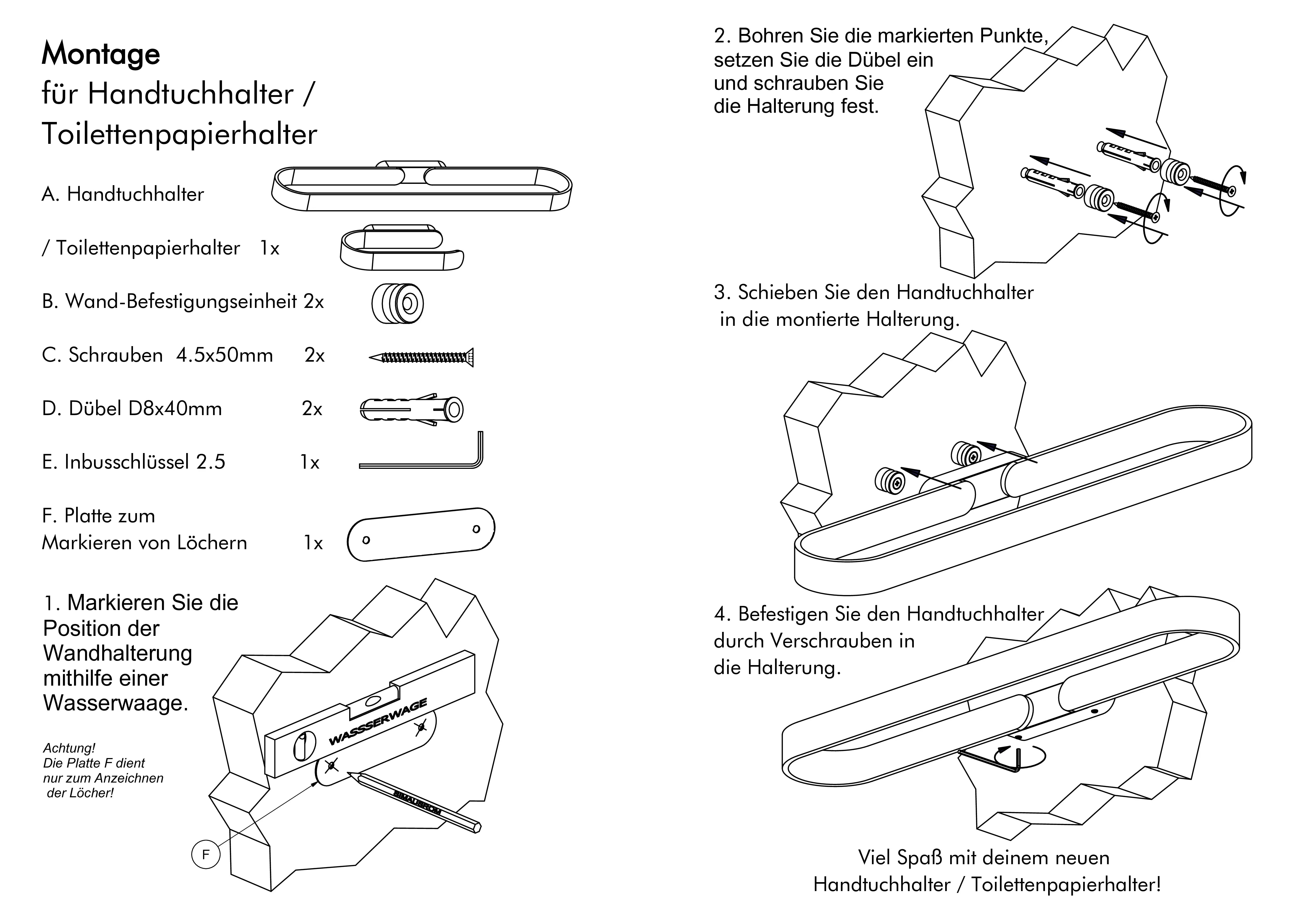 TAVO – Minimalistischer Toilettenpapierhalter für moderne Badezimmer