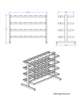 Wine rack BARRIQUE